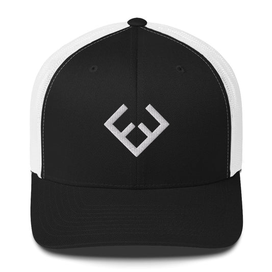 Forever Fit White Trucker Cap